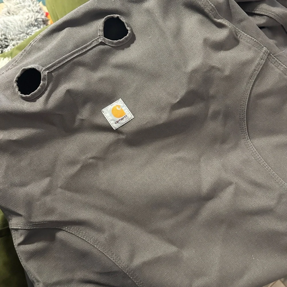 Carhartt Gray Toyota TRD pro front seat covers custom made 2015-2020 - Picture 2 of 5